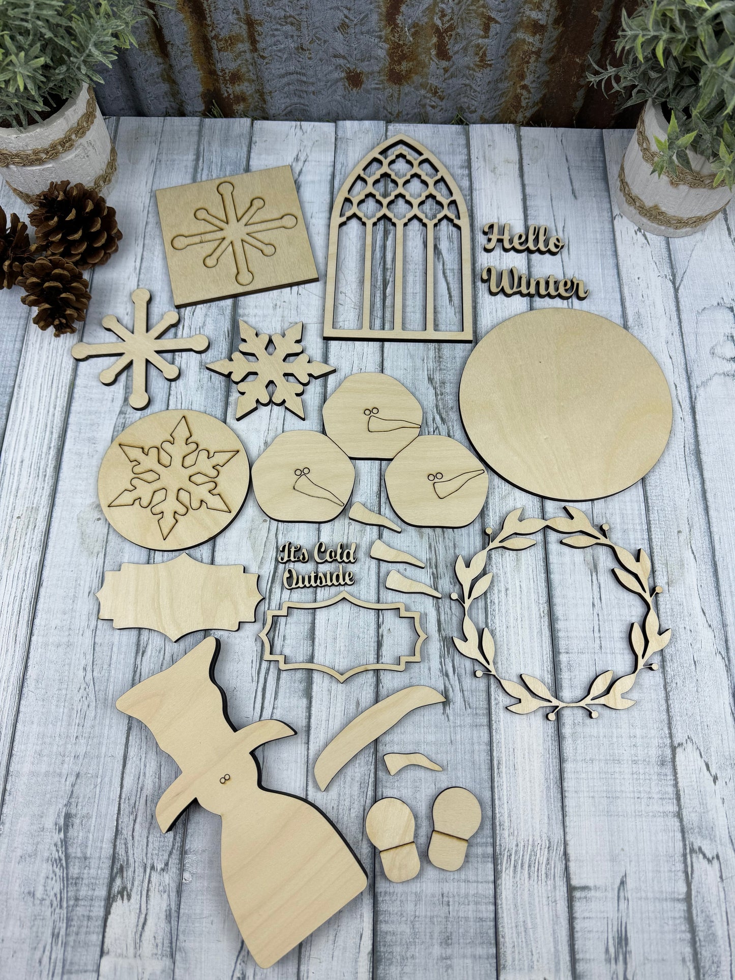 Winter Teared Tray Kit - DIY Kit