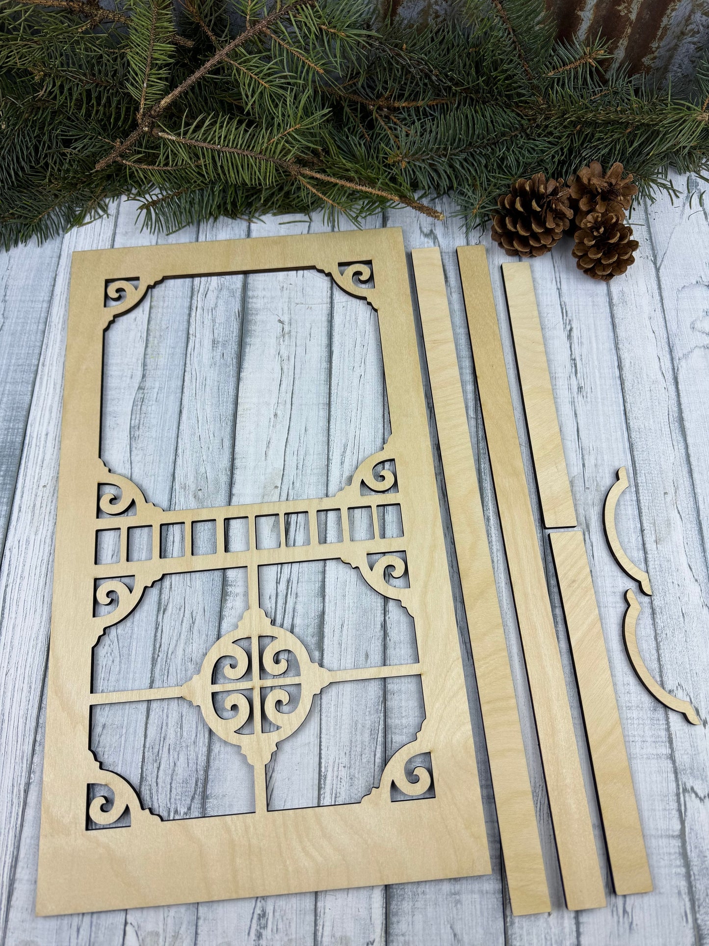 Ornate Screen Door Kit (DIY)