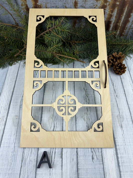 Ornate Screen Door Kit (DIY)