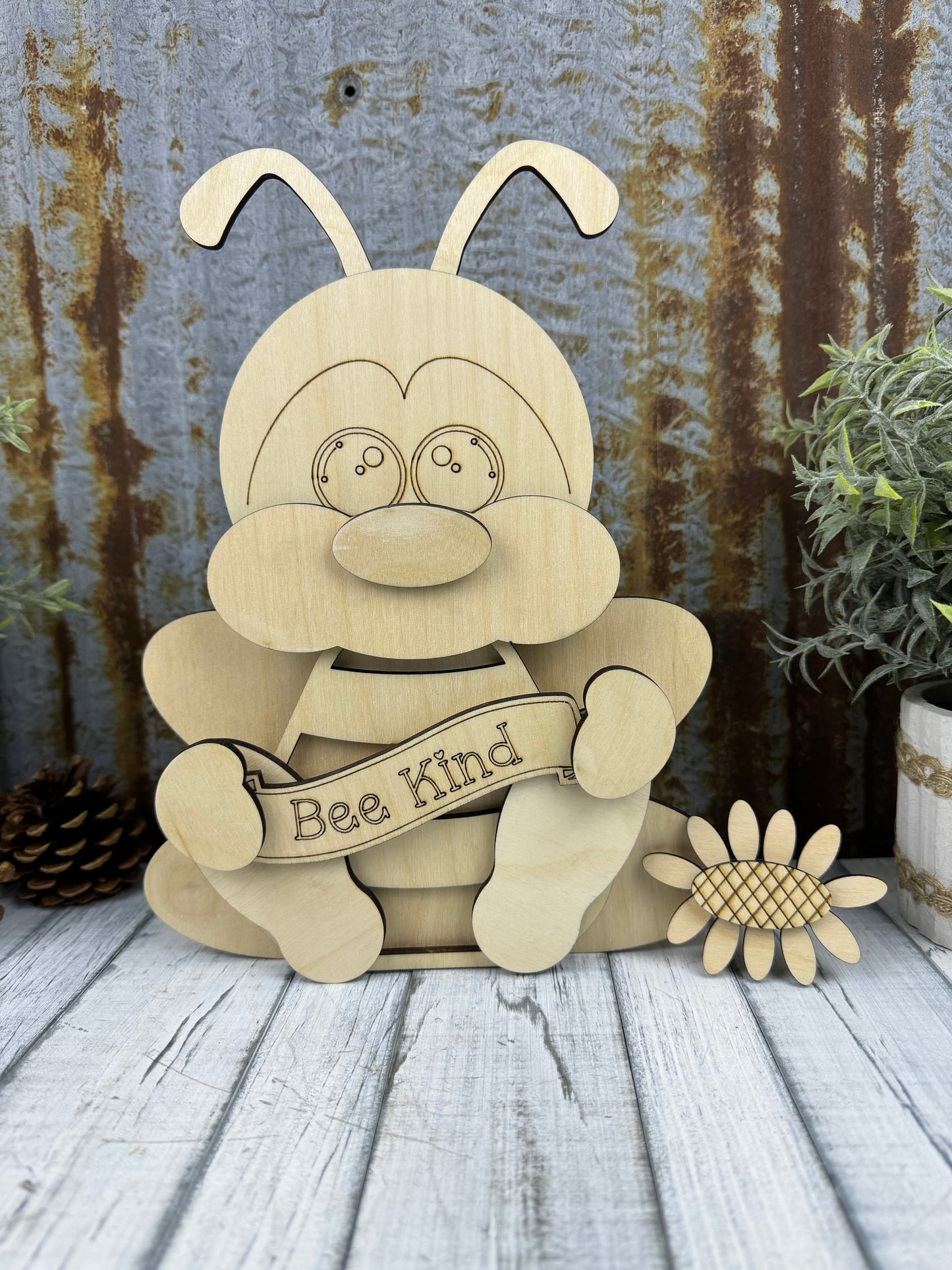 Sitting Bee - DIY - Kit - Bumble Bee